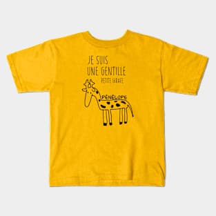 Penelope the giraffe Kids T-Shirt